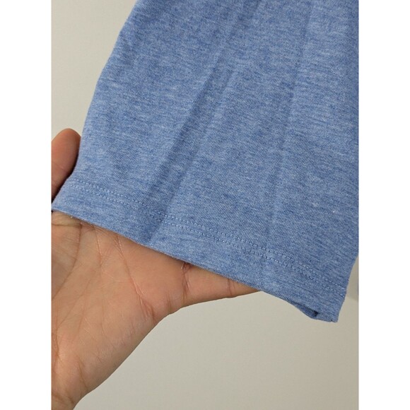 Nwt Talbots Dog Cotton T-shirt Blue Whimsical 3/4 Sleeve Casual Dog Lover Sz XL - Picture 5 of 8